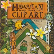 Hawaiian Design Elements Clip-Art Volume 2 PC CD images pictures island clip art picture