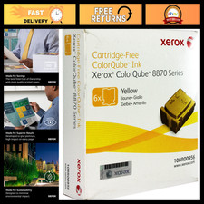 High-Yield Yellow Solid Ink for Color Printers - 6 Sticks, 17,300 Pages picture