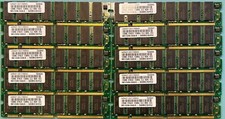 LOT OF 10 New Build 128MB PC133 133MHz CL3 168-Pin Non-ECC SDRAM Desktop Memory picture
