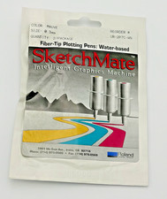 Roland SketchMate UR-2P7C-WN MAUVE Fiber-Tip Plotting Pens Sealed 2 Pack NOS picture