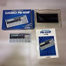 CASIO PB-100F Pocket Computer Retro Vintage Electronic Calculator Untested picture