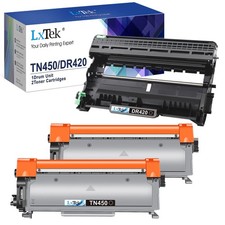 LxTek Compatible Toner Cartridge & Drum Unit Replacements for Brother TN450 T... picture