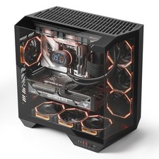 Full-Tower Gaming PC Case, Vertical Mounting, Back Plug-in Motherboard picture