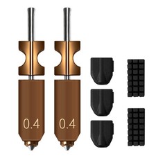 2 Pcs 0.4MM Integrated Adventurer 5X Nozzle Kit for Flashforge AD5X 3D Printe... picture