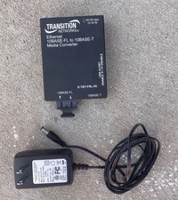 Transition Networks E-TBT-FRL-05(SC) Ethernet Copper to Fiber Media Converter picture