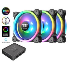 Thermaltake CL-F072-PL12SW-A Riing Trio 12 LED RGB Radiator Fan (3 Fan Pack) picture