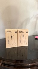 2-Pack TECKNET M002 Wireless Cordless Mouse 2.4G USB Optical Grey NEW picture