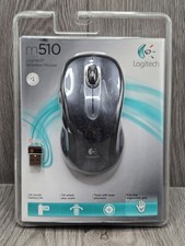 Logitech M510 BLK Wireless Optical Laser Precision Mouse Windows/Mac New Sealed picture