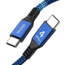 240W for Thunderbolt 4 Cable 1.6 ft, 40Gbps USB C Cable with PD 3.1, 8K 60Hz ... picture