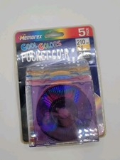 Memorex 5 Pack Cool Colors Pocket CD-R - 210 MB 24X 24 Min BRAND NEW picture
