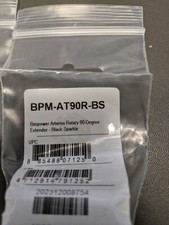 BITSPOWER ARTEMIS ROTARY 90-DEGREE EXTENDER - BLACK SPARKLE (BPM-AT90R-BS) - NEW picture