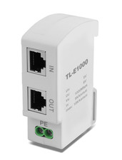 Ethernet Surge Protector 1000Mbps DIN Rail Network Surge Protector LAN Network picture