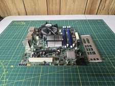 Intel DQ45CB Desktop Board  with Intel E8400 Cpu, Fan, Heatsink And I/O Shield picture