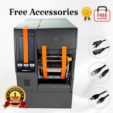 Zebra ZT411 Thermal Transfer Label Printer 300 dpi Peel Rewind LAN 1 YR WARRANTY picture