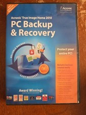 VINTAGE | ACRONIS TRUE IMAGE PC BACKUP & RECOVERY SOFTWARE HOME 2010 DVD picture