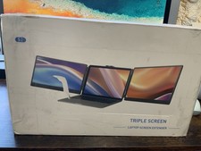 SIAVIALA S2 Triple Laptop Screen Extender 14” 1080P FHD Portable Monitor USB-C picture