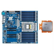 Supermicro H13SSL-N DDR5 Motherboard With AMD EPYC GENOA SP5 9334 QS CPU picture