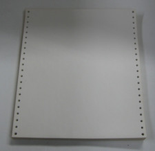 Vintage Continuous Tractor Feed Dot Matrix Printer Paper 9.5