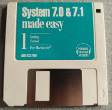 System 7.0 & 7.1 Made  Easy for Macintosh Getting Started Personal Training Sys. picture
