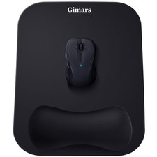 Large Smooth Superfine Fibre Memory Foam Ergonomic Mouse Pad Wrist Rest Suppo... picture
