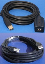 USB 2.0 COMPUTER Cable LONG TYPE A to TYPE B Cable 31FT ~ 30FT  Kit picture