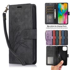 Strap Flower Butterfly Card Wallet Cover Case For Sony Xperia 1 5 10 III IV V VI picture