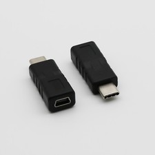 1pcs USB 3.1 Type C Male to USB Mini 5Pin Female Jack Adapter Connector Straight picture
