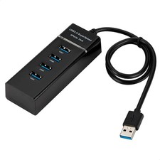 Multi High Speed 4 Port USB 3.0 HUB Computer Converter Adapter Charging Station picture