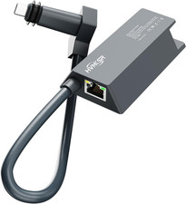 Starlink Ethernet Adapter for Gen 2 / V2 Rectangular Satellite, Gigabit RJ45 Wir picture