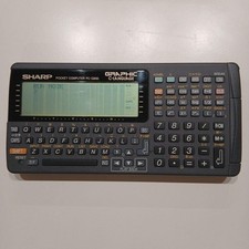 SHARP PC-G850 Pocket Computer Unit Only Battery Operated Power Supply Tested　 picture