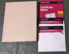 Vintage 1986 Springboard Certificate Maker Comodore 64/128 picture