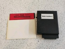 Total Telecommunications Software Commodore 64 w/ Modem C64 1980s picture