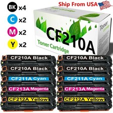 10PK CF210A-3A Toner Cartridge replace for Color MFP M276nw M251nw M276n picture