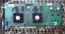 3dfx Voodoo 5 5500 AGP 64MB Video Card - UNTESTED FOR PARTS - Dual AAVID Fans picture