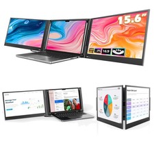 Sleek 15.6 Inch Laptop Screen Extender with Blue Light Filter and Matte Finish picture
