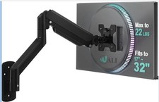 WALI GSWM001 Single Monitor Wall Mount 17-32” VESA Gas Spring Arm picture