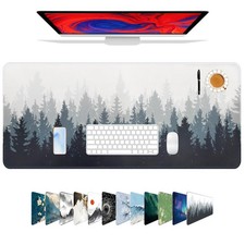 Galdas Mouse Pad For Gaming,Forest Background Pattern XXL XL Large Mouse Mat ... picture