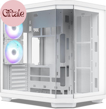 CT3 ATX Mid-Tower Gaming Computer PC Case, Dual Chamber Panoramic Tempered Glass picture