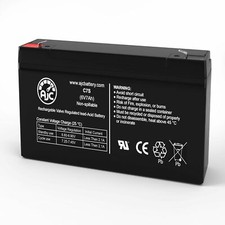 AJC Battery Compatible with Eaton Evolution 1550 VA Rackmount 1U 6V 7Ah UPS picture