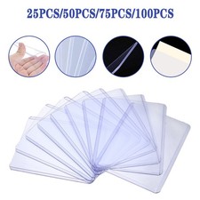 25-200Pcs Card Protector Sheet 3x4