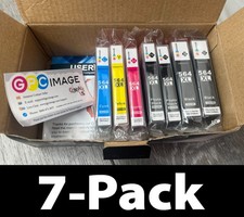 7-Pack GPC Image 564XL Ink For Select HP Photosmart Officejet Deskjet Exp 1/21 picture