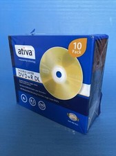 Ativa Double Layer DVD+R DL 10 Pack Double Capacity, Single Sided 240 Minutes picture