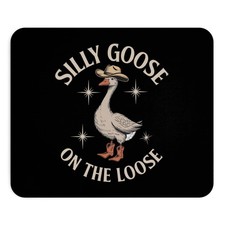 Silly Goose On The Loose Funny Mouse Pad Adult Humor Joke Work Office Decor picture