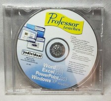 Professor Teaches Word 2003 Excel 2003 Powerpoint 2003 CD Windows XP Edition picture
