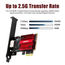 2.5Gbps PCIe Network Adapter Realtek RTL8125B Chip Multi-Gigabit Ethernet Card picture