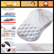 Ergonomic Memory Foam Mouse Pad & Keyboard Wrist Rest Set for Comfort & Support picture
