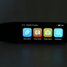 Smart Translation Pen 3.46inch Touch Screen WiFi 134 Online Speech Translat BLWK picture