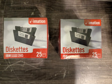 Imation 3.5” Floppy Disks 1.44 MB 2HD IBM Format Pack of 25 New In Open Box picture