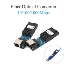 A Pair Gigabit Fiber Optical Media Converter 10/100/1000Mbps Singlemode SC 3Km picture