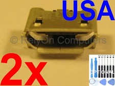 2x Type-C / Micro USB Charging Port Charger Connector For Dragon Touch Tablet picture